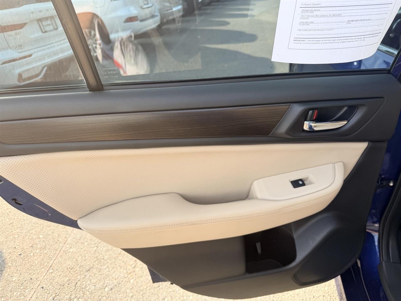 Subaru Legacy 2.5i Limited 2015
