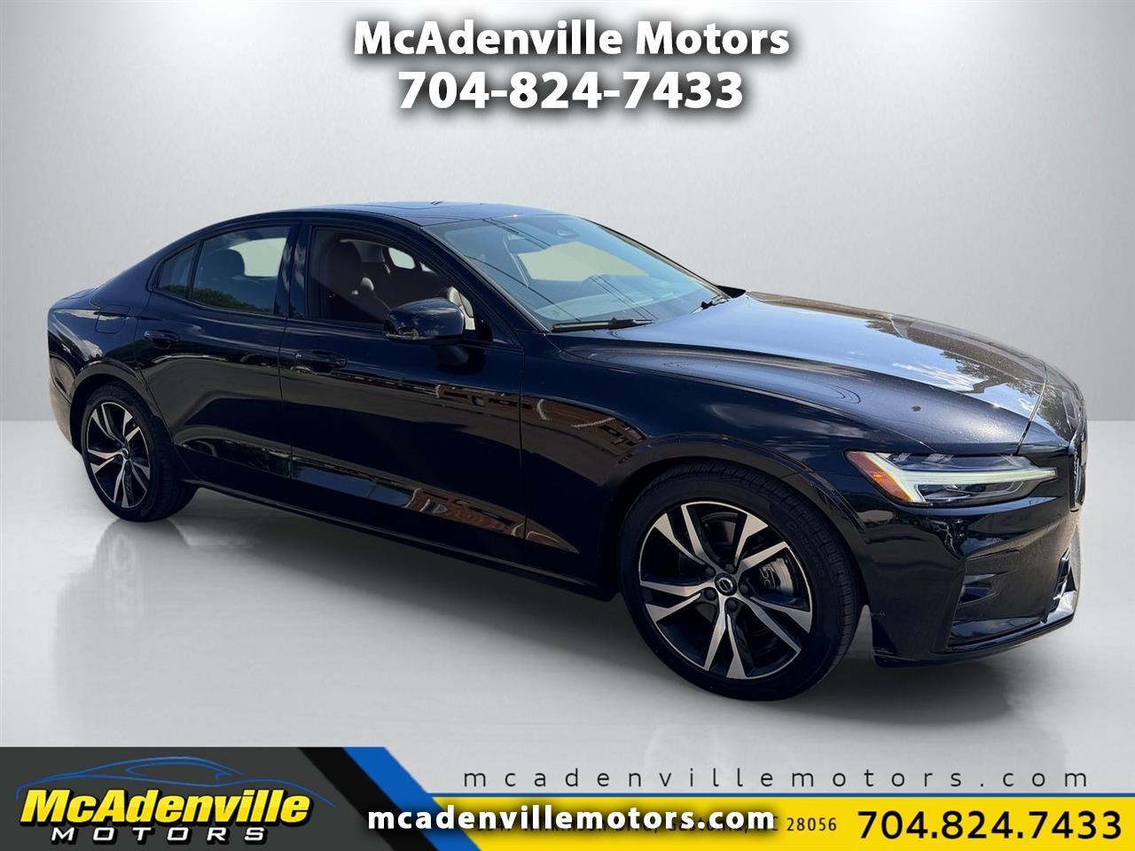 Black 2024 Volvo S60 Sedan All-Wheel Drive Automatic