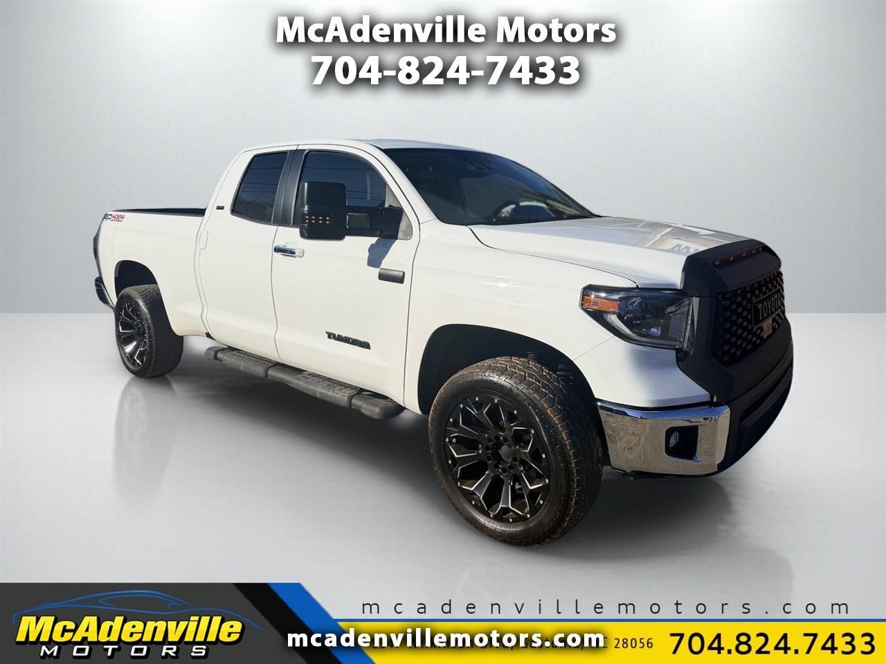 White 2020 Toyota Tundra Pickup Truck Four-Wheel Drive Automatic