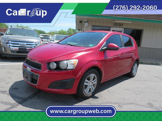 Red 2015 Chevrolet Sonic LT Hatchback FWD Hatchback Front-Wheel Drive 6-Speed Automatic