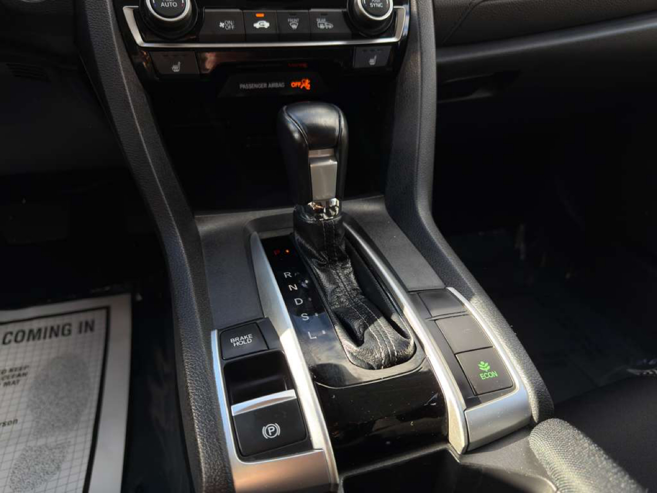 Honda Civic EX-T Honda Sensing Sedan CVT 2018