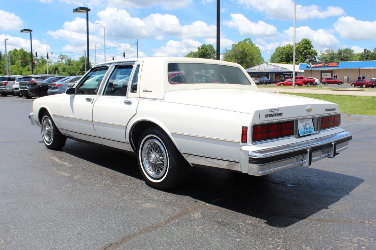 Chevrolet Caprice 4dr Sedan Classic Brougham LS 1987