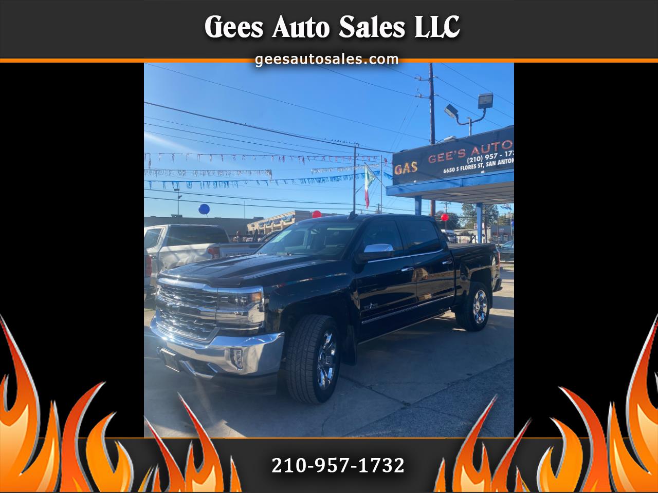 2018 Chevrolet Silverado 1500 LTZ Crew Cab 4WD