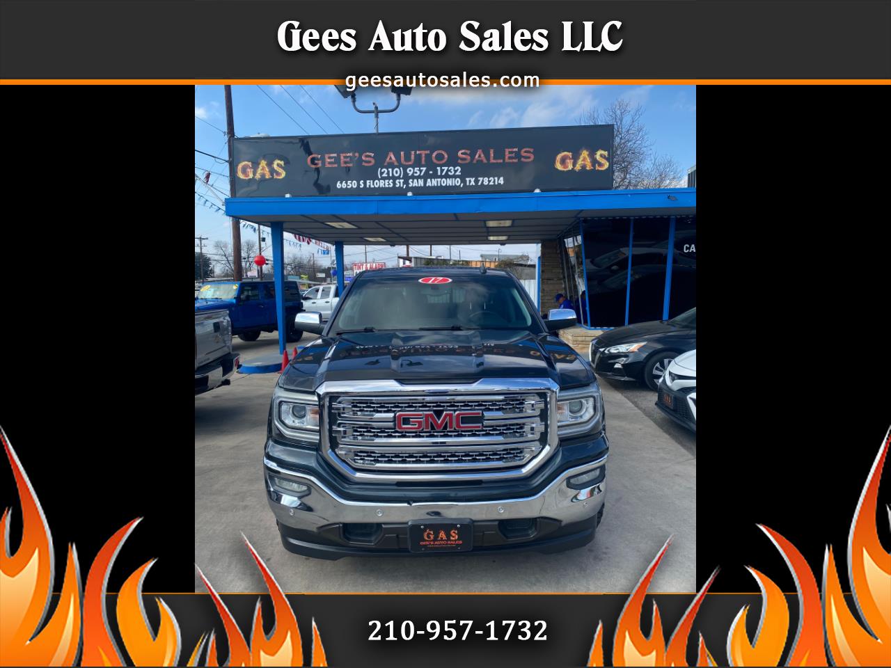 2017 GMC Sierra 1500 SLT Crew Cab Long Box 2WD