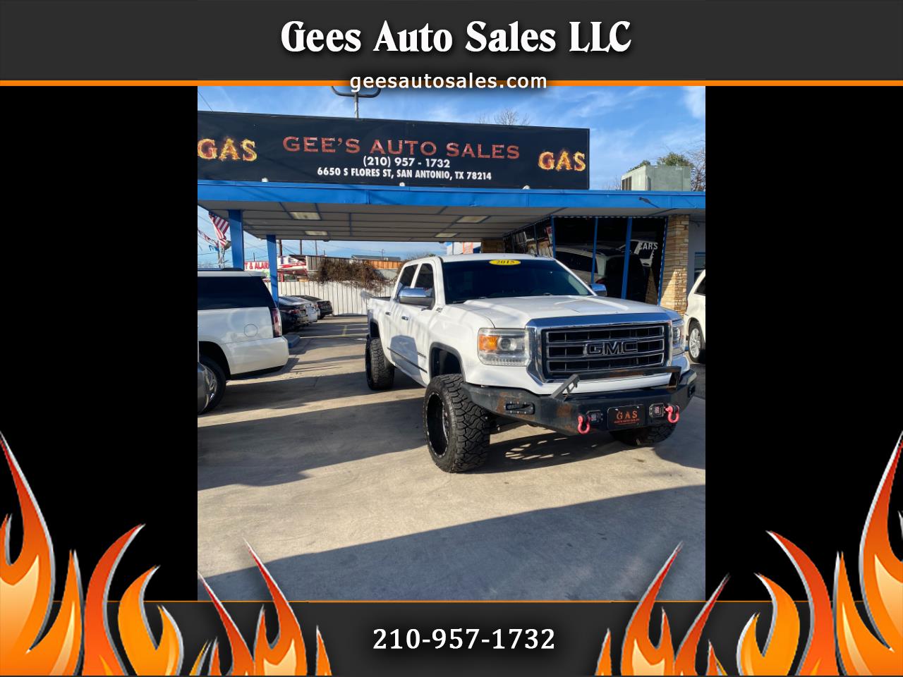 2015 GMC Sierra 1500 SLT Crew Cab Short Box 4WD