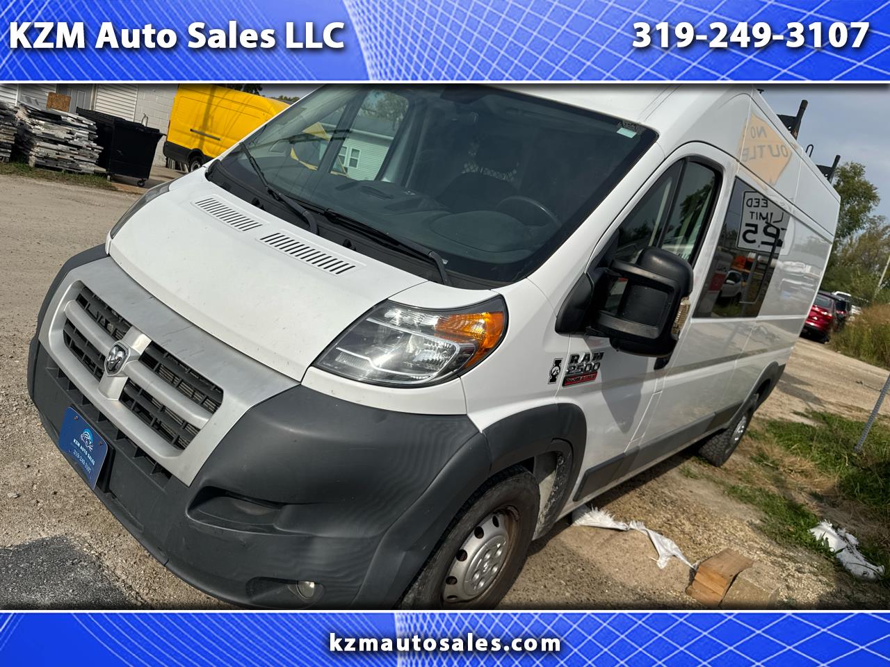 2015 RAM Promaster 2500 High Roof Tradesman 159-in. WB