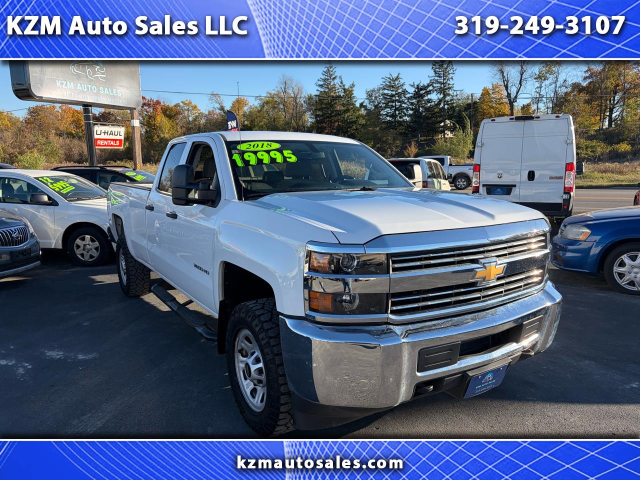 2018 Chevrolet Silverado 3500HD Work Truck Double Cab Long Box 4WD