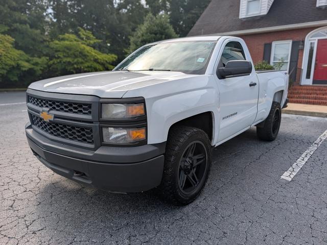 White 2015 Chevrolet Silverado 1500 Pickup Truck Four-Wheel Drive Automatic