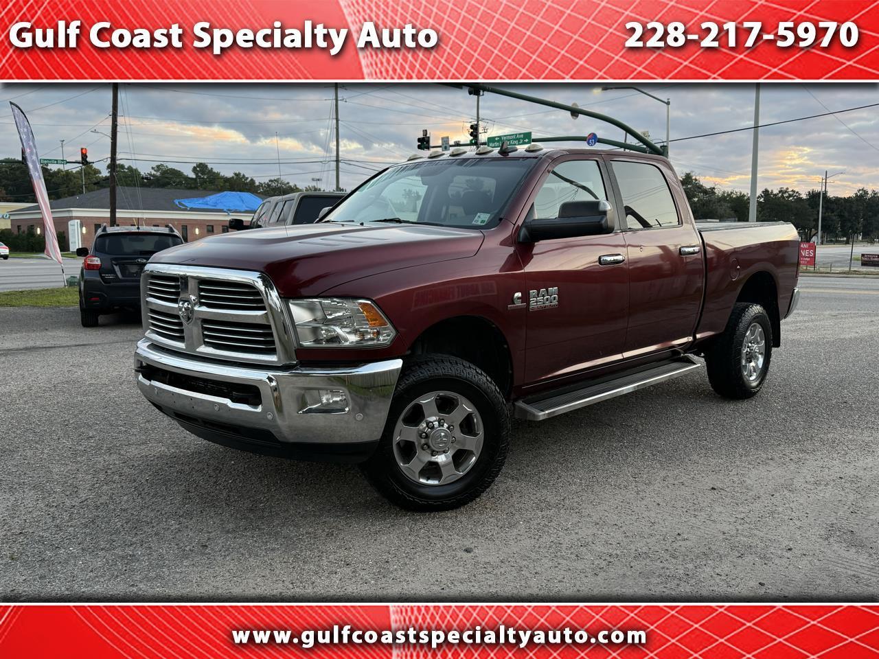 2018 RAM 2500 4WD Crew Cab 169" Big Horn