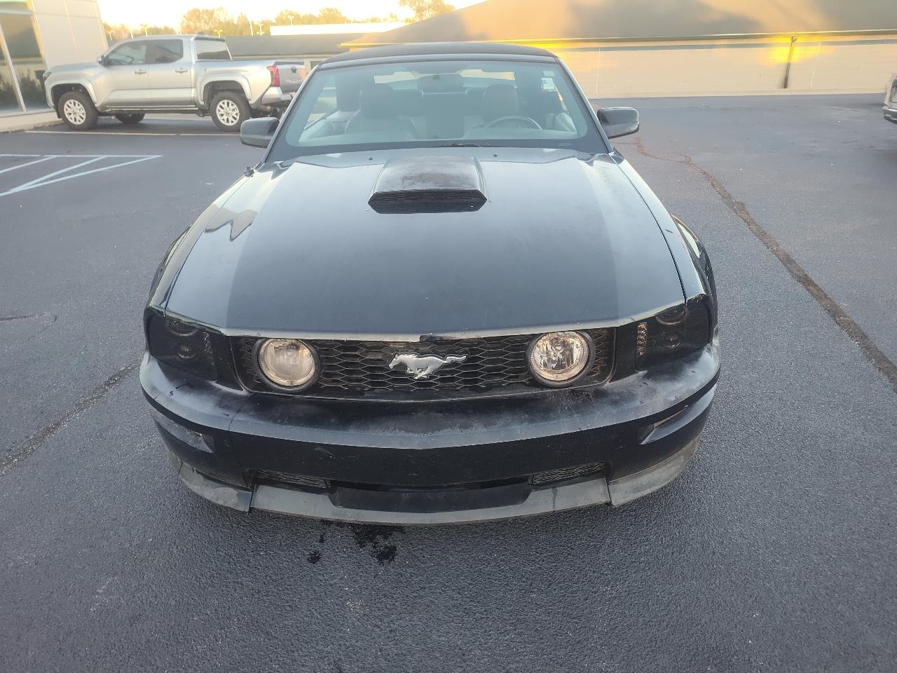 Black 2009 Ford Mustang Convertible Rear-Wheel Drive Automatic
