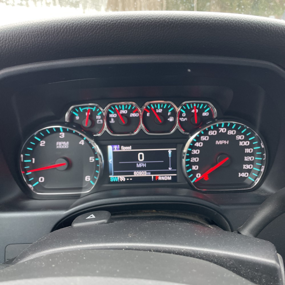 Chevrolet Silverado 1500 4WD Double Cab 143.5" LT w/1LT 2016