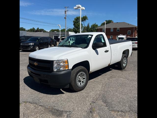 White 2012 Chevrolet Silverado 1500 Pickup Truck Four-Wheel Drive Automatic