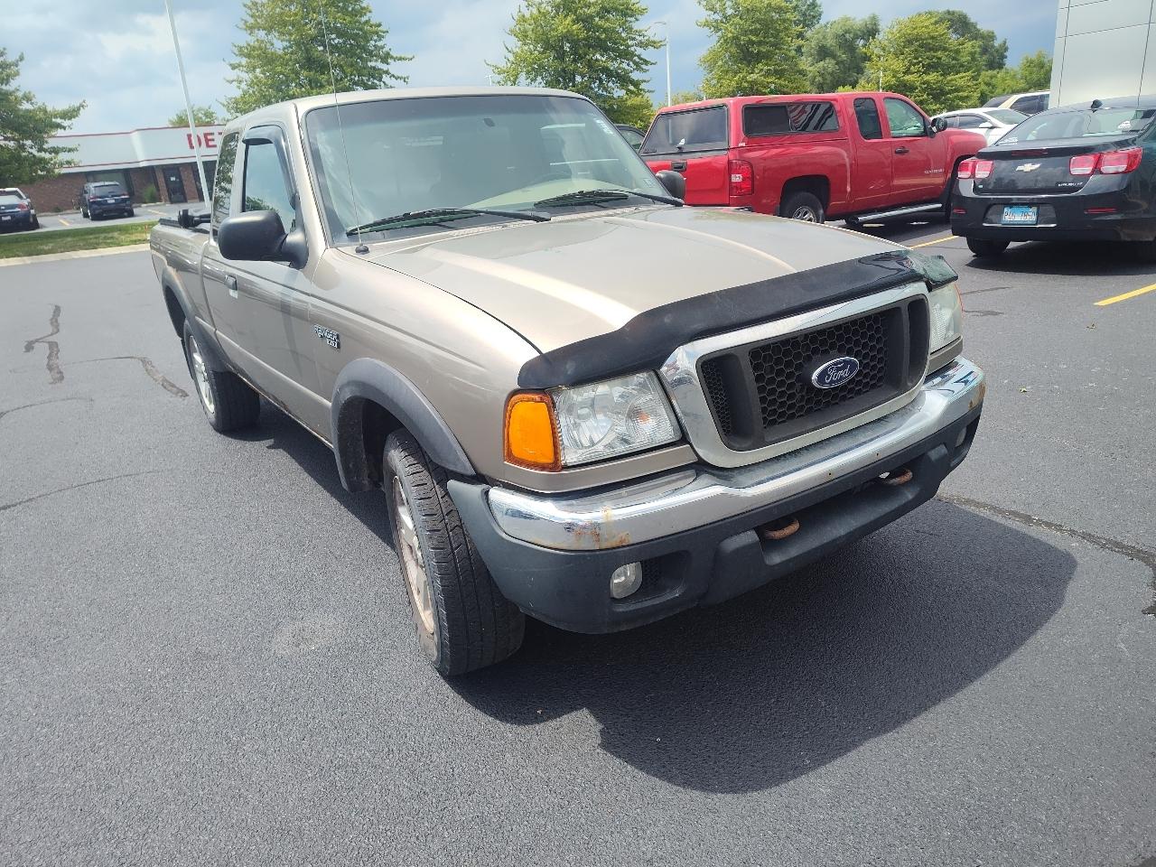 Brown 2004 Ford Ranger Pickup Truck Four-Wheel Drive Automatic