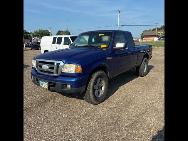 Blue 2006 Ford Ranger Pickup Truck Four-Wheel Drive Automatic