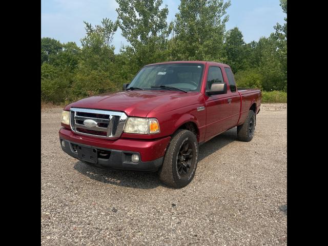 Red 2007 Ford Ranger Pickup Truck Four-Wheel Drive Automatic
