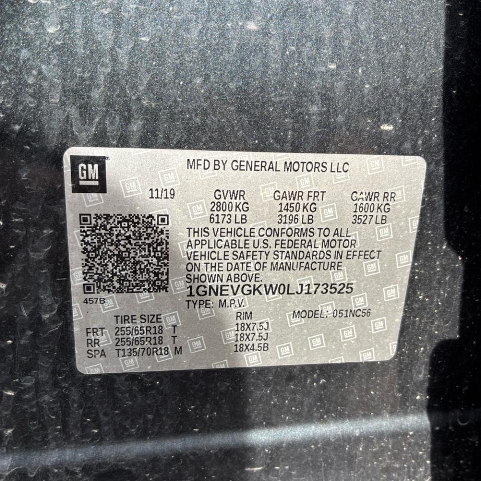 Chevrolet Traverse AWD 4dr LT Cloth w/1LT 2020