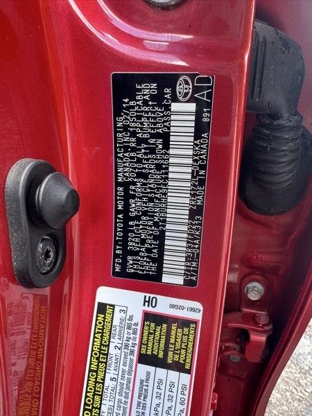 Toyota COROLLA/S/  2014