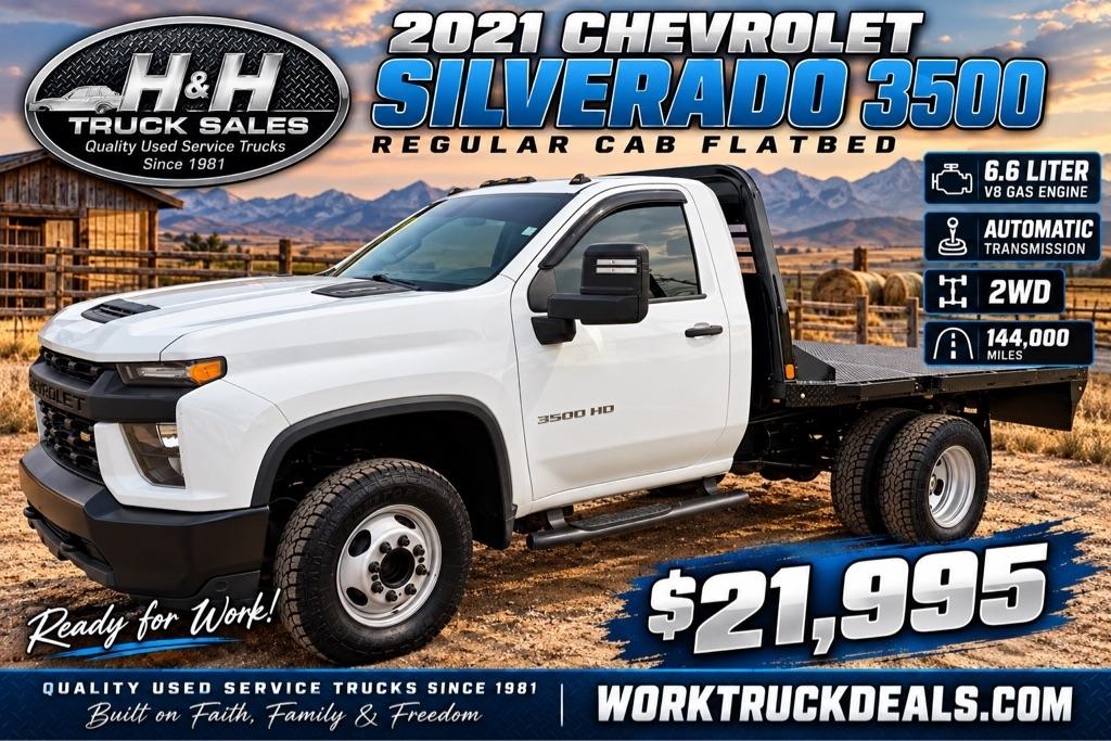 2021 Chevrolet Silverado 3500HD CC 2WD Reg Cab 146" WB, 60" CA Work Truck