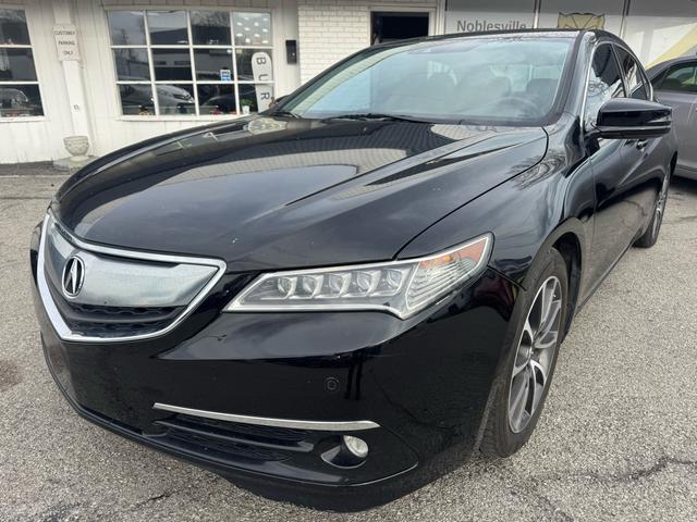 Black 2015 Acura TLX V6 SH-AWD with Advance Package Sedan All-Wheel Drive Automatic