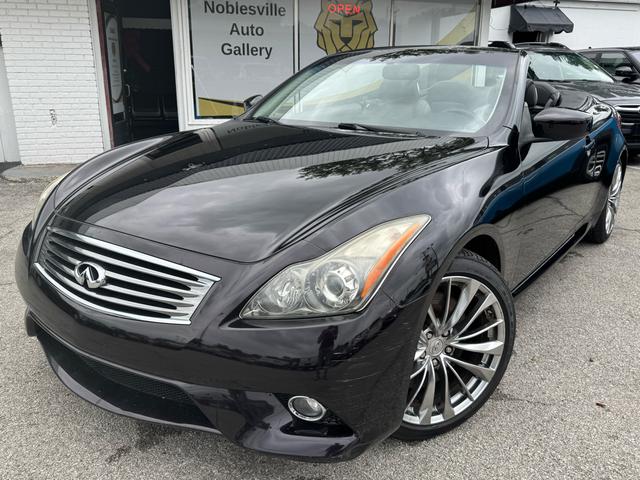 Black 2011 INFINITI G37 Convertible Rear-Wheel Drive Automatic