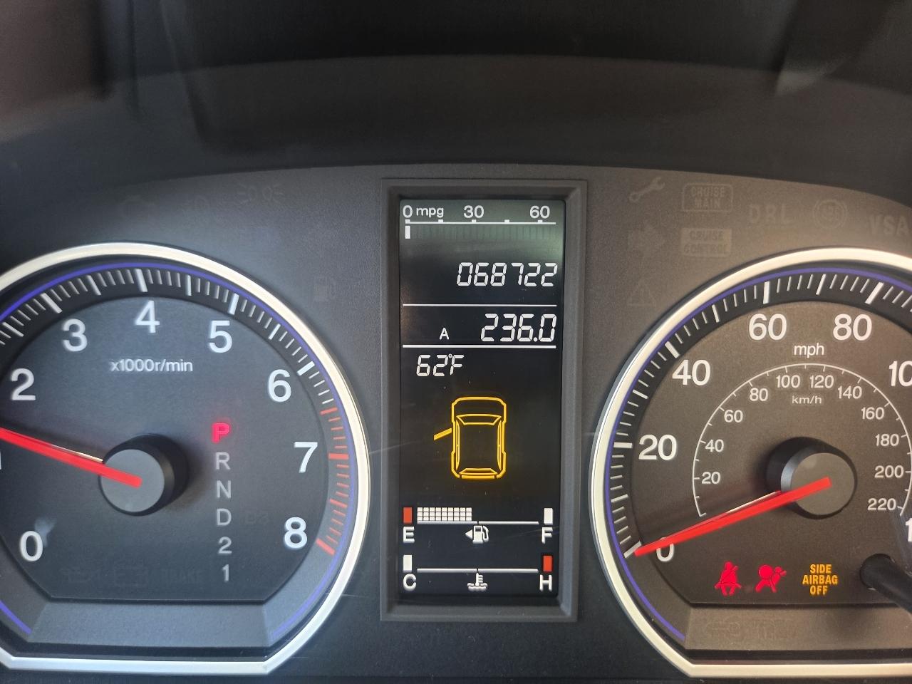 Honda CR-V EX-L 4WD 5-Speed AT 2009