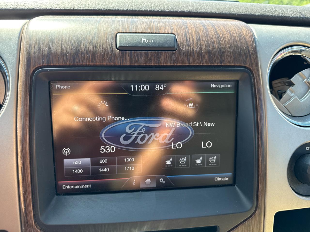 Ford F-150 2WD Supercab 133" Lariat 2013
