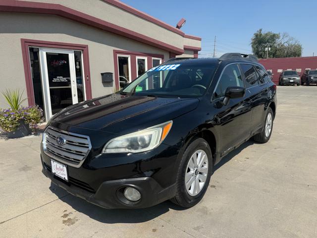 Black 2015 Subaru Outback Wagon All-Wheel Drive Continuously Variable Transmission