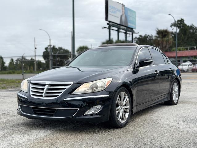Black 2014 Hyundai Genesis Sedan Rear-Wheel Drive Automatic