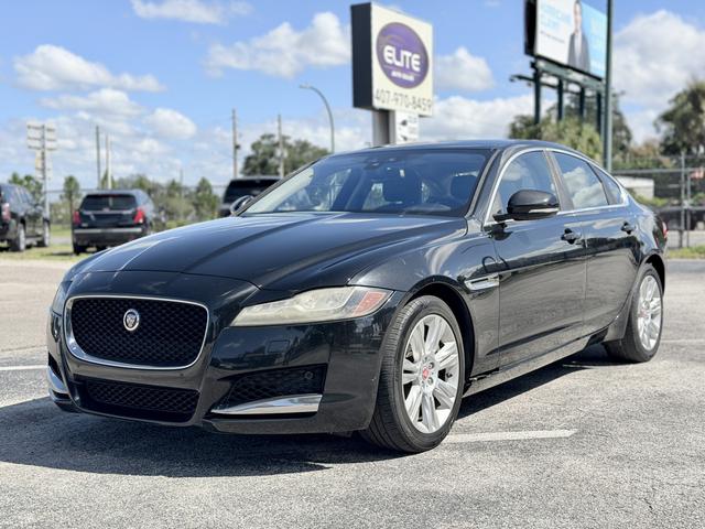 Black 2017 Jaguar XF Sedan Rear-Wheel Drive Automatic