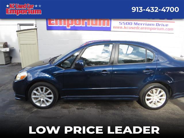 Blue 2009 Suzuki SX4 Sport Sedan Front-Wheel Drive Automatic