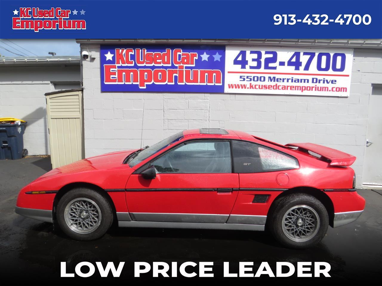 Pontiac Fiero 2dr Coupe Sport GT 5-Spd 1986