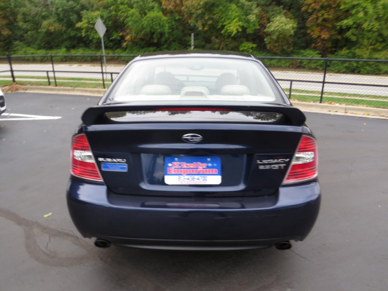 Subaru Legacy Sedan (Natl) 2.5 GT Ltd Auto Black Interior 2005