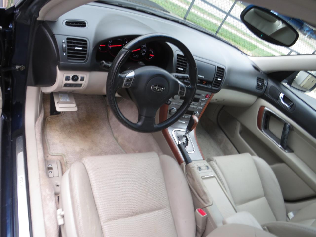 Subaru Legacy Sedan (Natl) 2.5 GT Ltd Auto Black Interior 2005