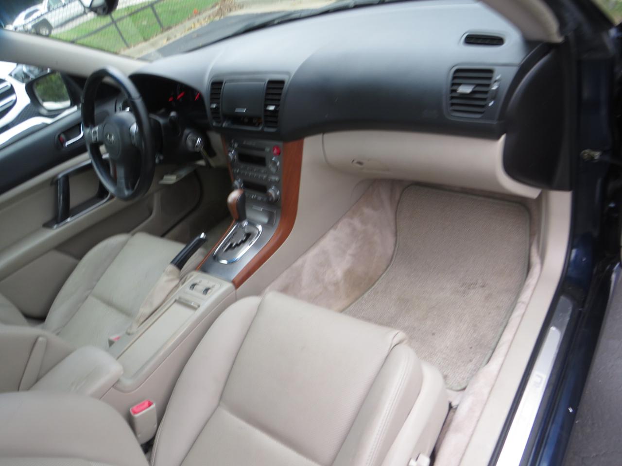Subaru Legacy Sedan (Natl) 2.5 GT Ltd Auto Black Interior 2005