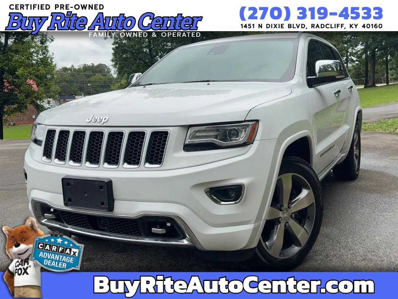 Jeep Grand Cherokee 4WD 4dr Overland 2014