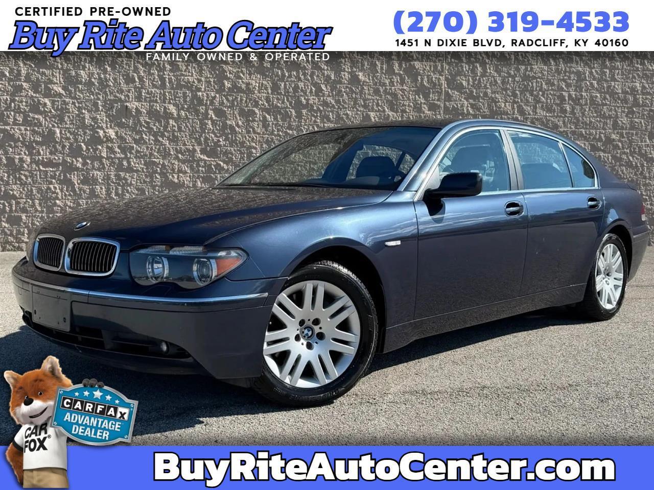 BMW 7 Series 745Li Sdn 2002