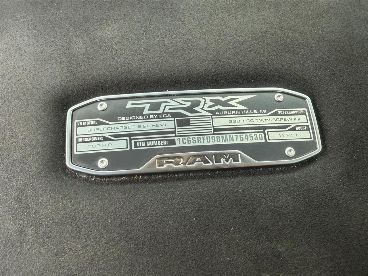 RAM 1500 TRX 4x4 Crew Cab 5'7" Box 2021