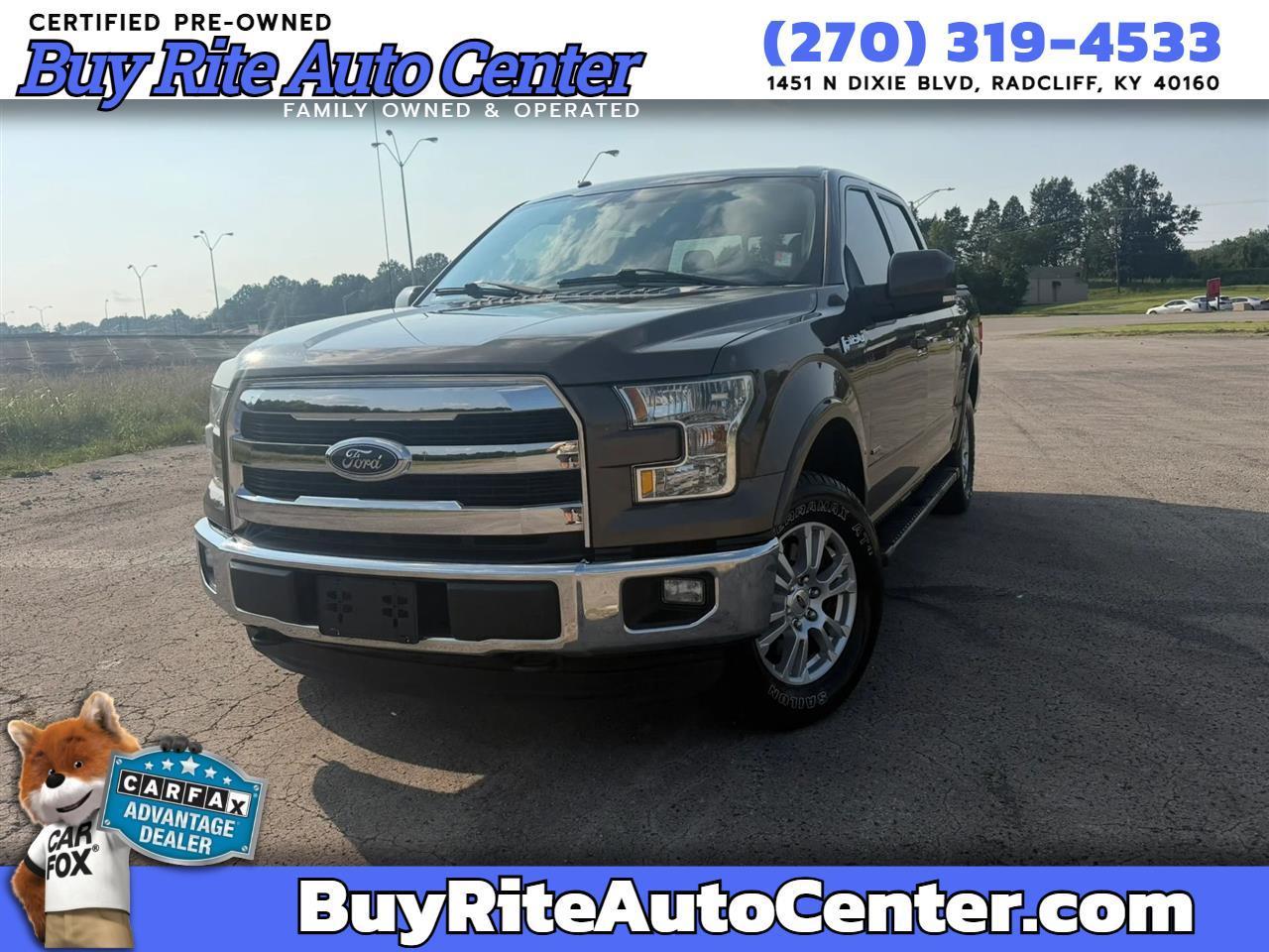 Ford F-150 4WD SuperCrew 145" Lariat 2016