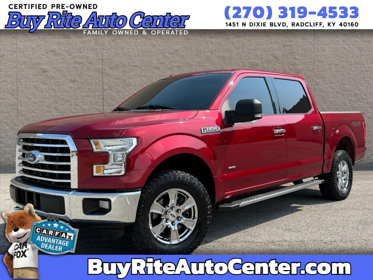 2015 Ford F-150 4WD SuperCrew 145" XLT