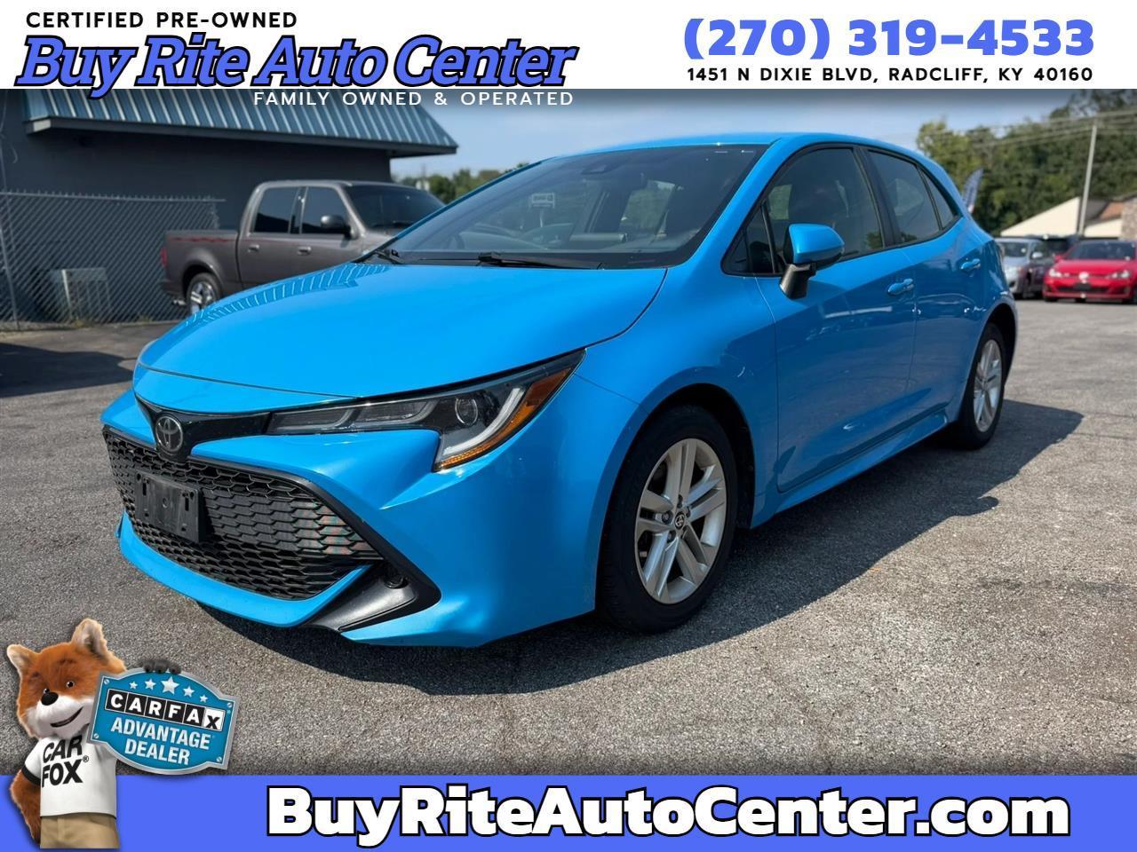 2020 Toyota Corolla Hatchback SE CVT (Natl)