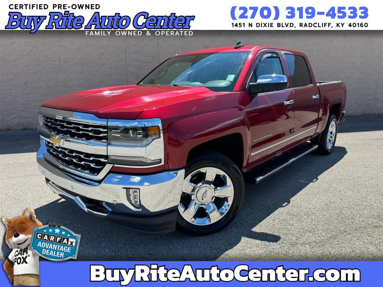 2018 Chevrolet Silverado 1500 4WD Crew Cab 143.5" LTZ w/1LZ