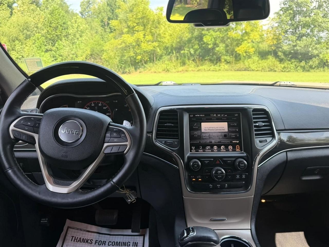Jeep Grand Cherokee 4WD 4dr Overland 2015