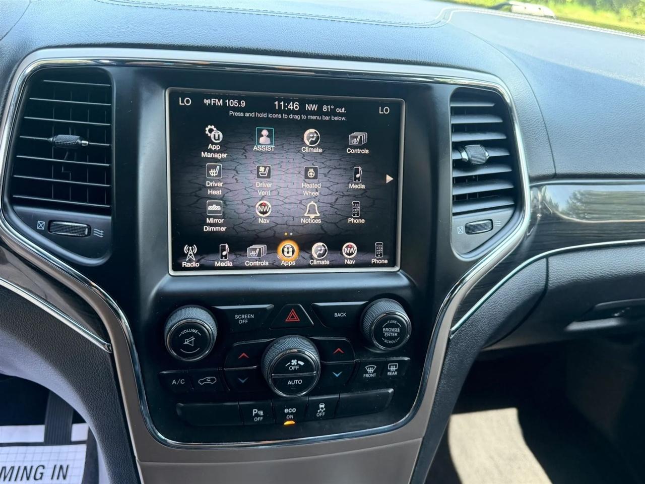 Jeep Grand Cherokee 4WD 4dr Overland 2015