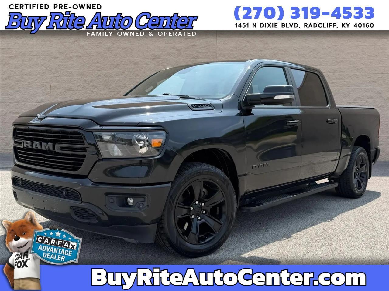 RAM 1500 Big Horn 4x4 Crew Cab 5'7" Box 2020