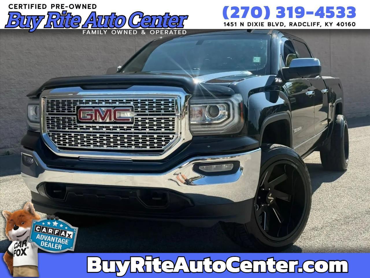 GMC Sierra 1500 4WD Crew Cab 143.5" SLT 2018