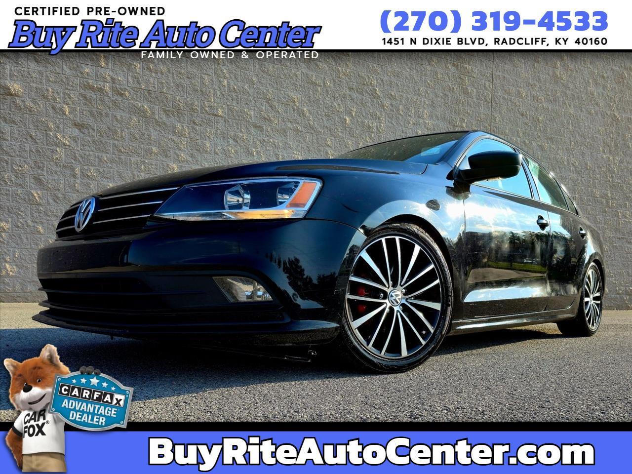 Volkswagen Jetta Sedan 4dr Auto 1.8T Sport PZEV 2016