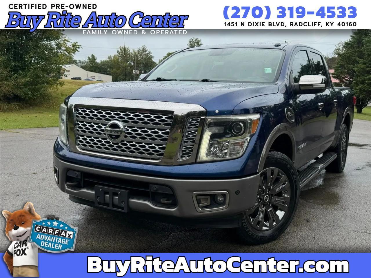 Nissan Titan 4x4 Crew Cab Platinum Reserve 2017