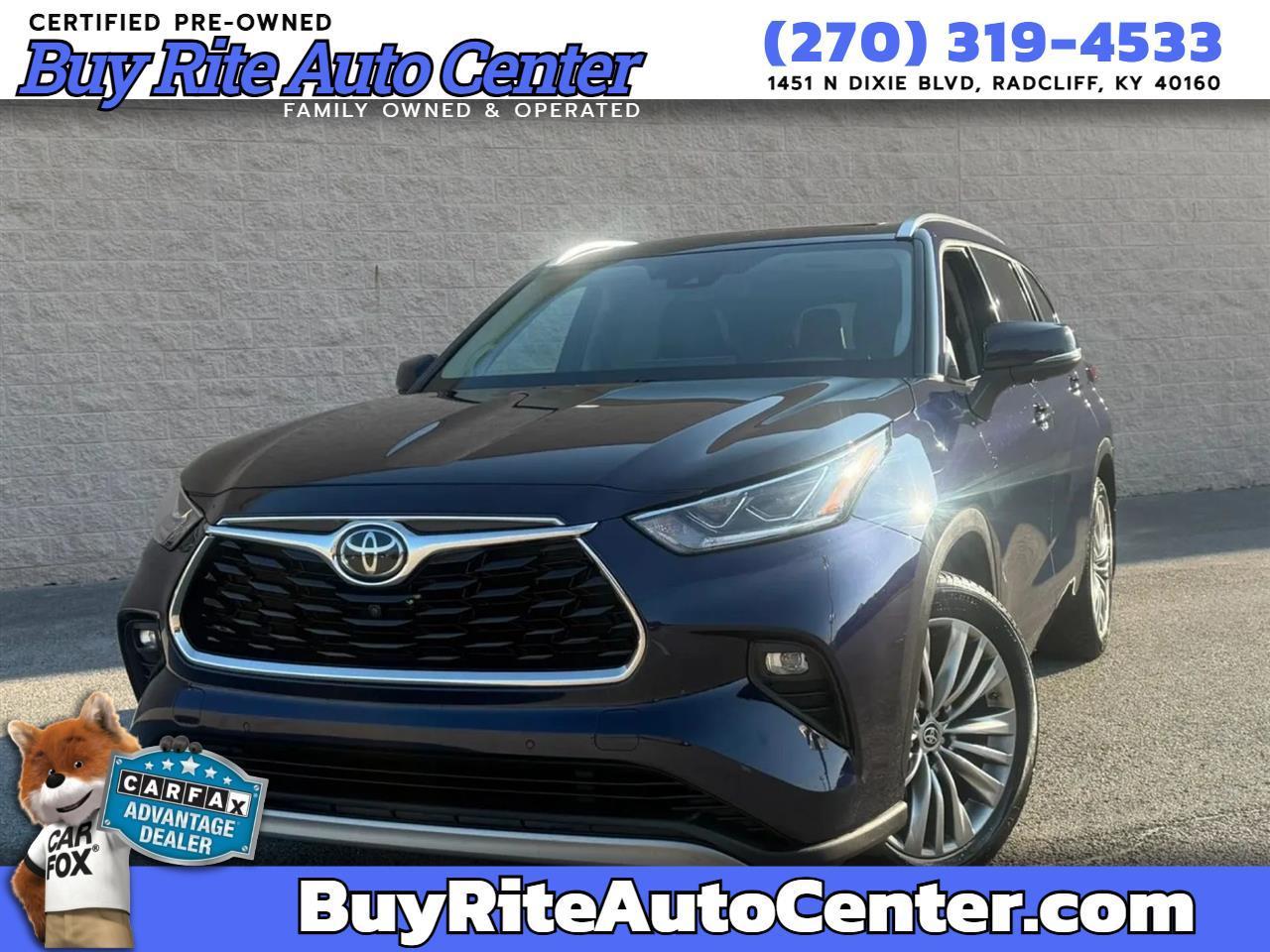 Toyota Highlander Platinum AWD (Natl) 2021