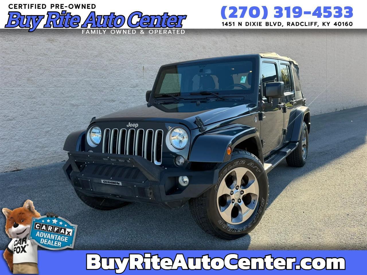 Jeep Wrangler Unlimited 4WD 4dr Sahara 2016