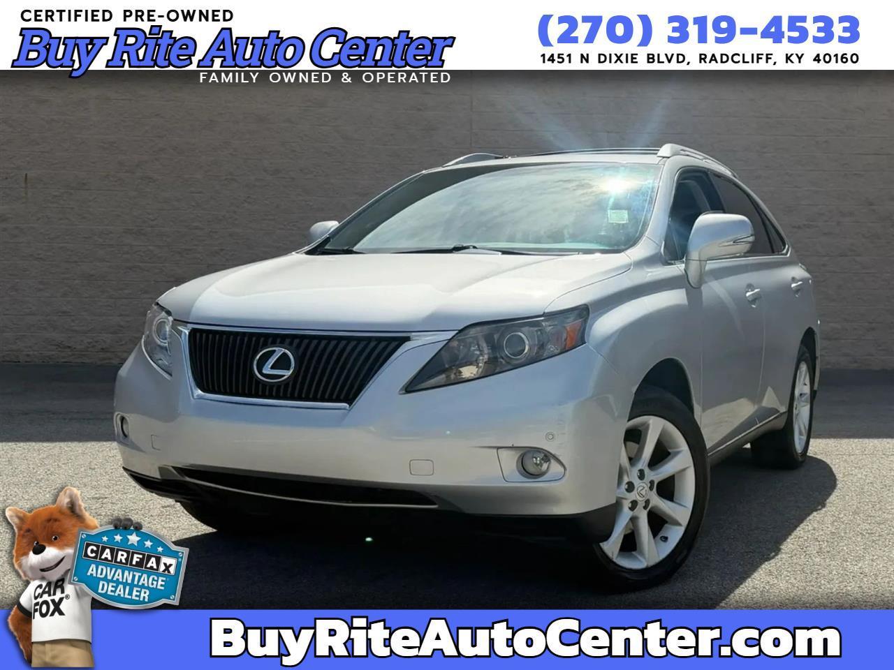 Lexus RX 350 FWD 4dr 2012